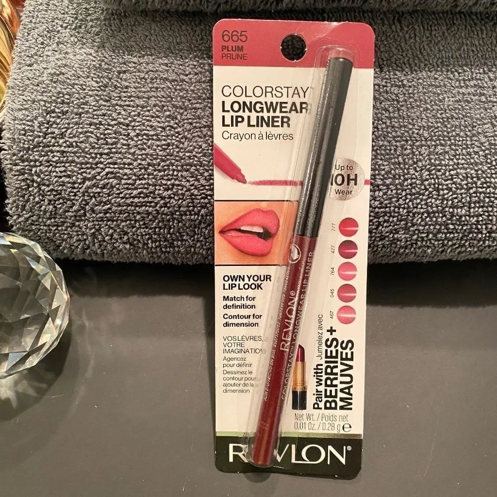 1052 Revlon Colorstay Longwear Lip Liner Makeup For Perfect Lips #665 Plum NWT